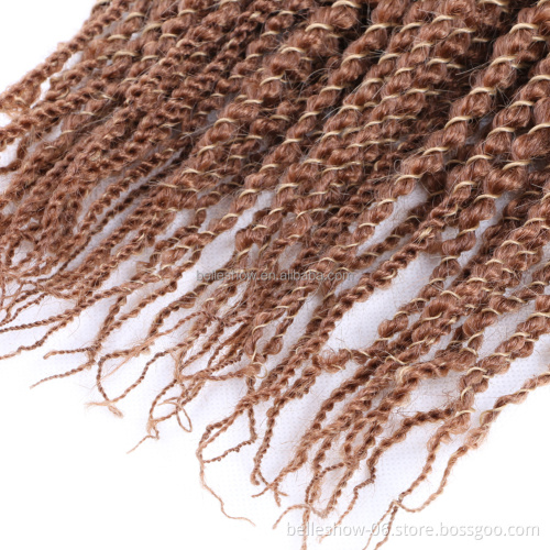 Hot sell passion twist hairLow Temperature Synthetic Braiding Hair 2X Twisted Crochet Braids Hair Extension Senegal Twist